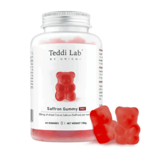 Unichi - Teddi Lab® 藏紅花小熊軟糖 百香果和檸檬口味 60粒