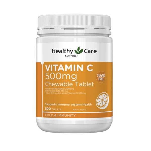 Healthy Care – 維他命C咀嚼片 500片