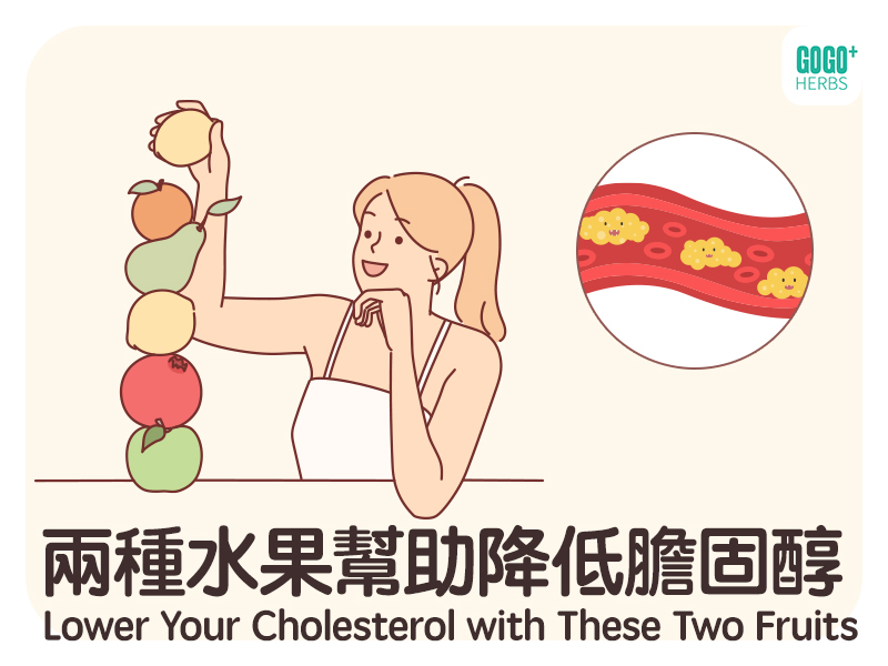 兩種水果幫助降低膽固醇