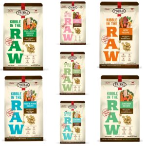 【限時優惠】Primal – Kibble in the Raw 凍乾生肉糧1.5磅 x 4包