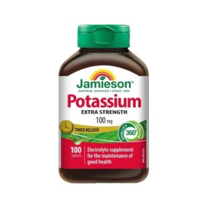 Jamieson – 長效特強健體鉀 100毫克 100片