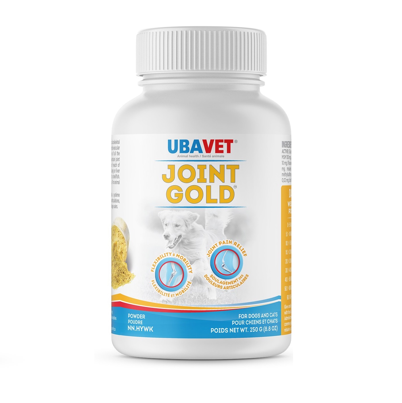 UBAVET® – 金裝氨基葡萄糖粉 250毫克