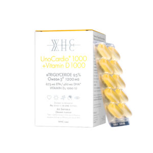 WHC - 小千金 95%高純度深海魚油+維他命D 60粒