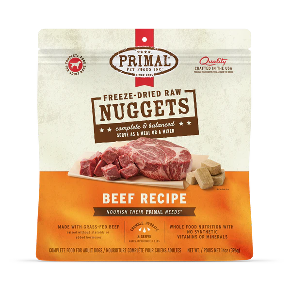 【限時優惠】Primal - 凍乾脫水貓 / 狗糧 14安士 x 4包 - 影像 9