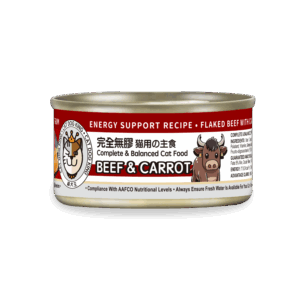 貓犬王 – 牛肉胡蘿蔔上湯 | 體力補充 全齡貓主食罐 80克