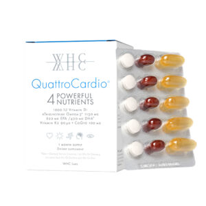 WHC - 藍寶盒 95%高純度深海魚油 Q10+維他命K+D 90粒