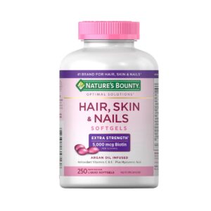 Nature's Bounty® – Optimal Solutions® 強效護髮、保養、護甲 250粒軟膠囊