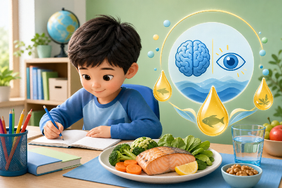 學齡兒童 DHA 與 Omega-3 營養