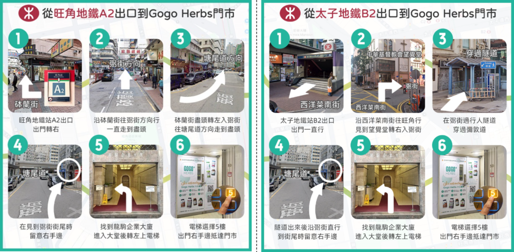 旺角 Gogo Herbs 保健品門市選購及自取服務