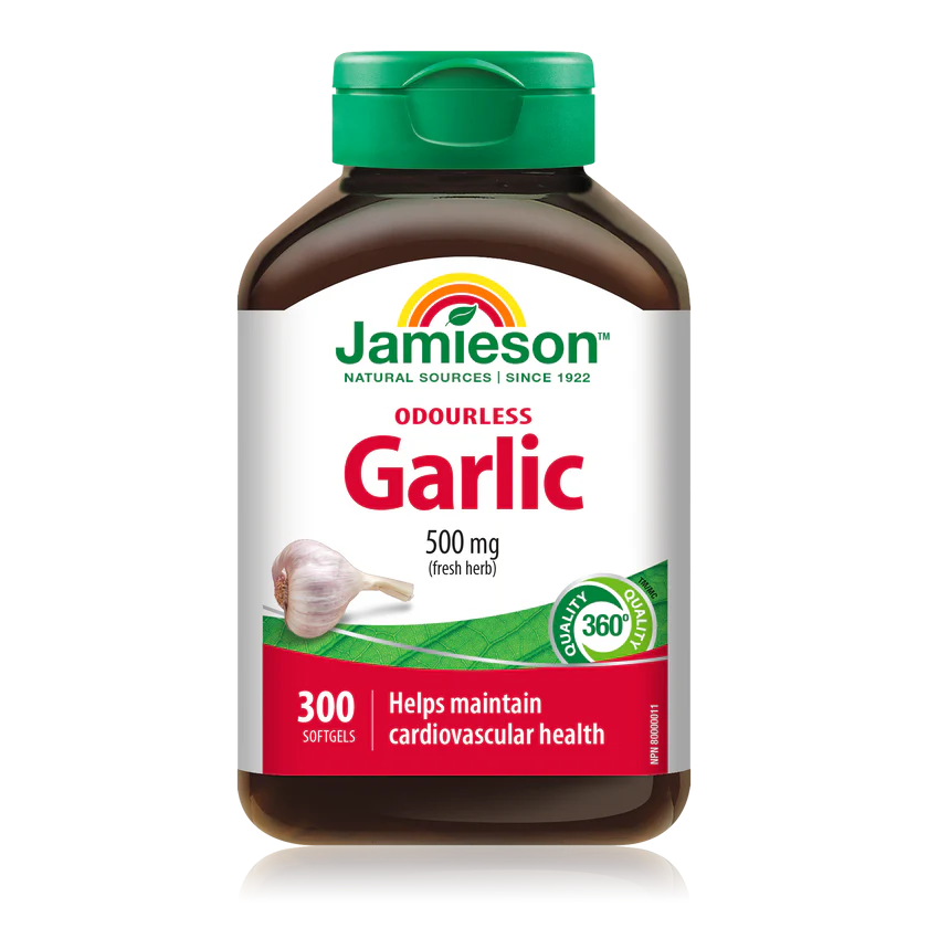 Jamieson - 無味大蒜膠囊 300粒