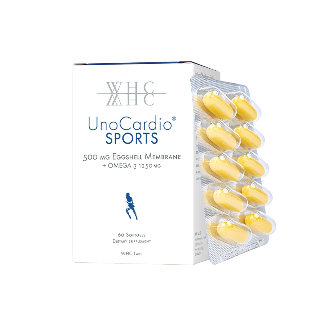 WHC - UnoCardio® Sports + NEM®關節魚油 60粒