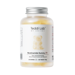 Unichi - Teddi Lab® 煙酰胺美白小熊軟糖專業版 茉莉西柚味 60粒