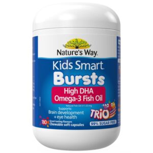 佳思敏 - 兒童高DHA Omega-3魚油 三色咀嚼膠囊 180粒