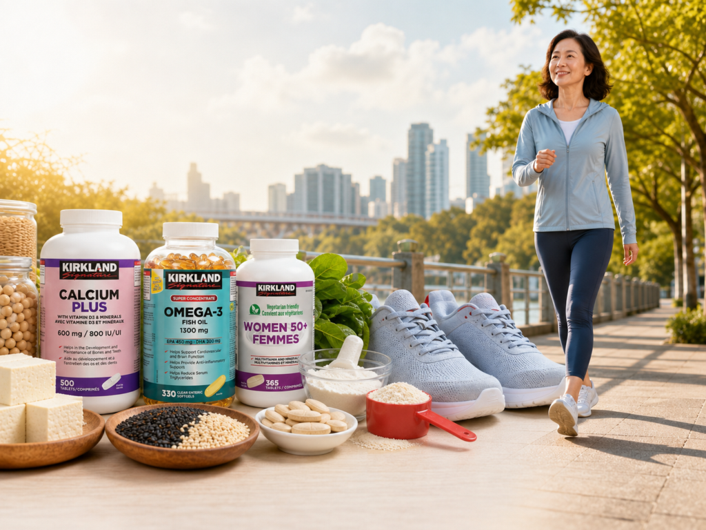 Kirkland Omega-3魚油EPA DHA及益生菌日常營養配搭