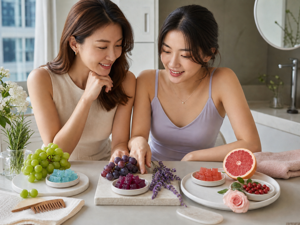 營養軟糖中的生髮、南非醉茄及煙酰胺小熊軟糖配方比較