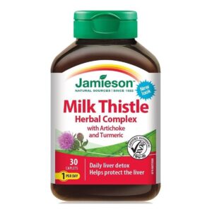 Jamieson - 草本護肝排毒配方 (奶薊 + 朝鮮薊 + 薑黃素) 30粒