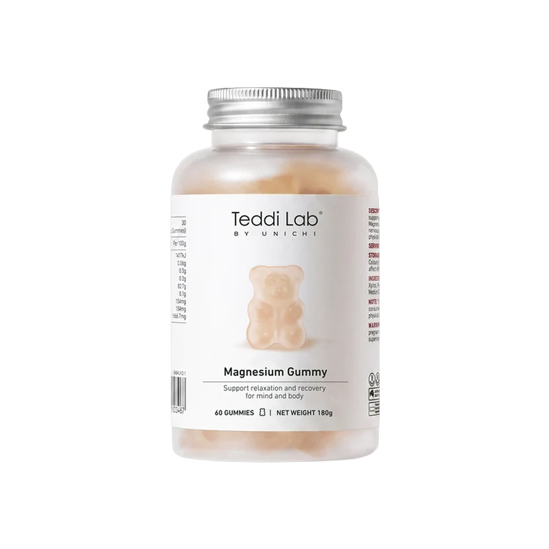 Unichi - Teddi Lab® 鎂小熊軟糖 柚子味 60粒