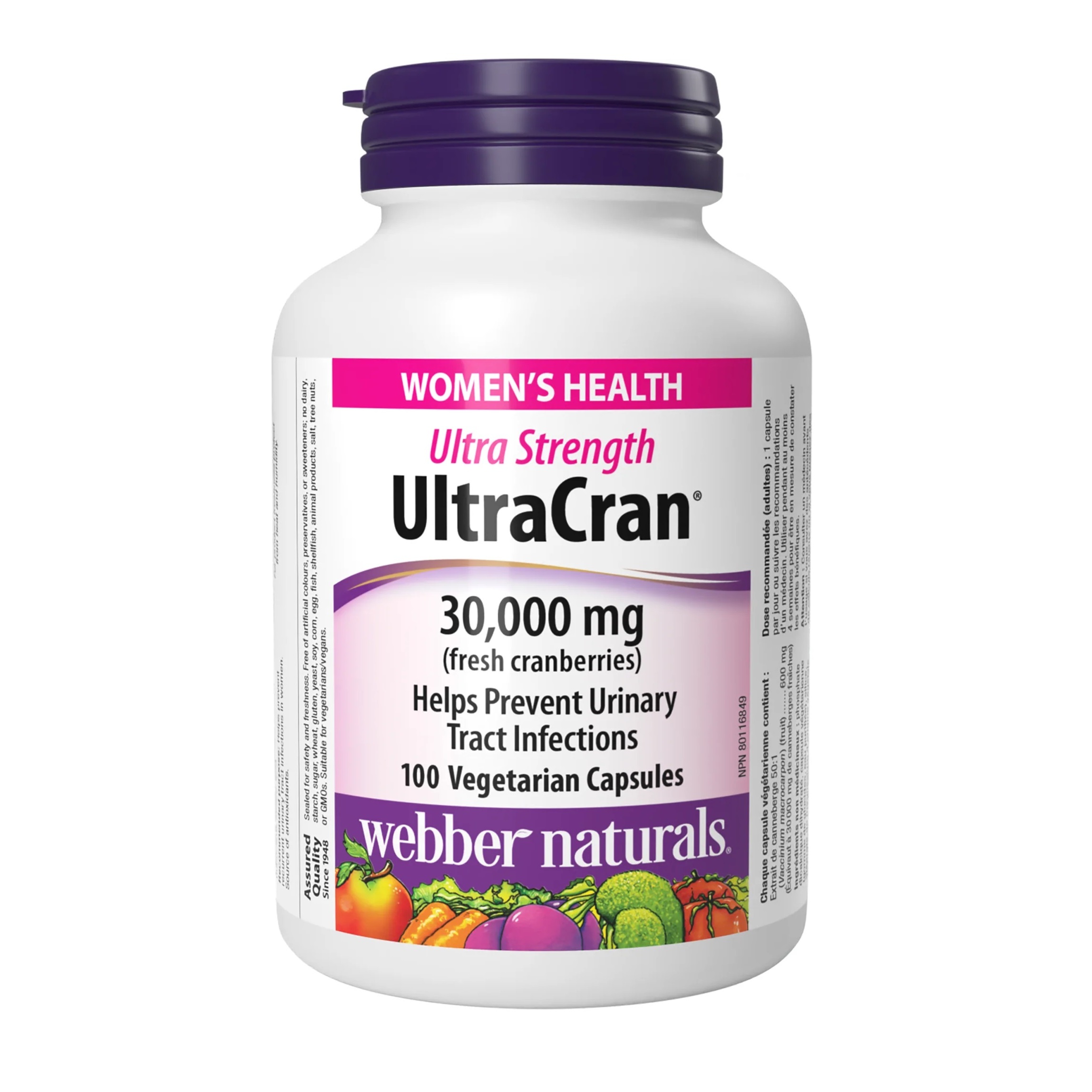 維柏健 - UltraCran®特強蔓越莓 30000毫克 100粒素食膠囊