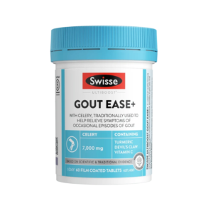 Swisse - 高濃度西芹籽 + 魔鬼爪 + 薑黃 + 維他命C精華 60粒
