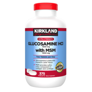 Kirkland Signature - 葡萄糖胺 1500毫克 & MSM 1500毫克 375粒
